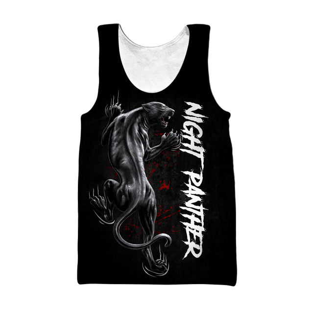 Night Panther 3D All Over Printed Shirt for Men and Women