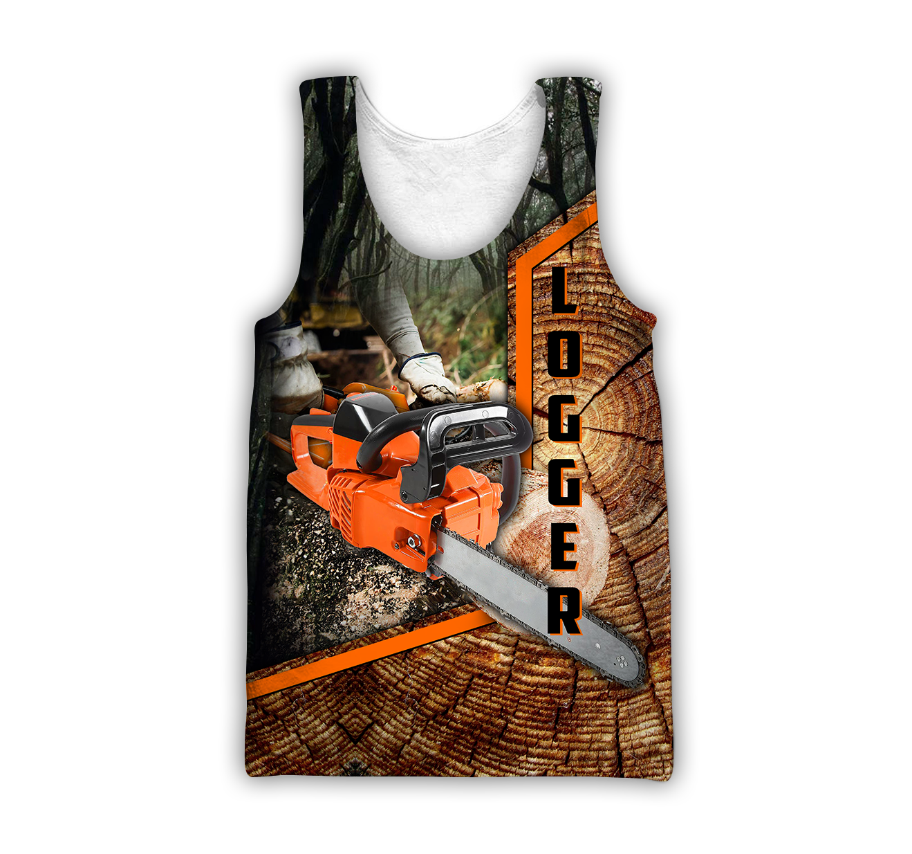 Logger Chainsaw 3D Unisex Hoodie TR1111204XT