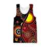 Aboriginal Australia Flag Dot Painting Art Shirt For Men And Women