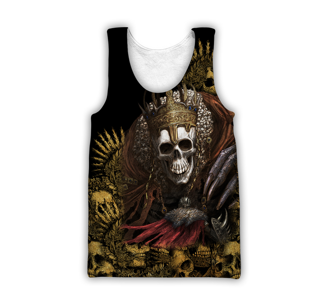 Unique King Skull Hoodie For Men And Women MEI