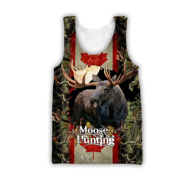 Canada Moose Hunting Legend 3D All Over Print Hoodie TR1209202