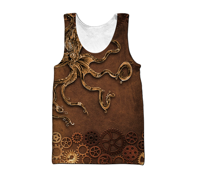 Octopus Steampunk Mechanic All Over Printed Hoodie For Men and Women DD11102002CL-NDD