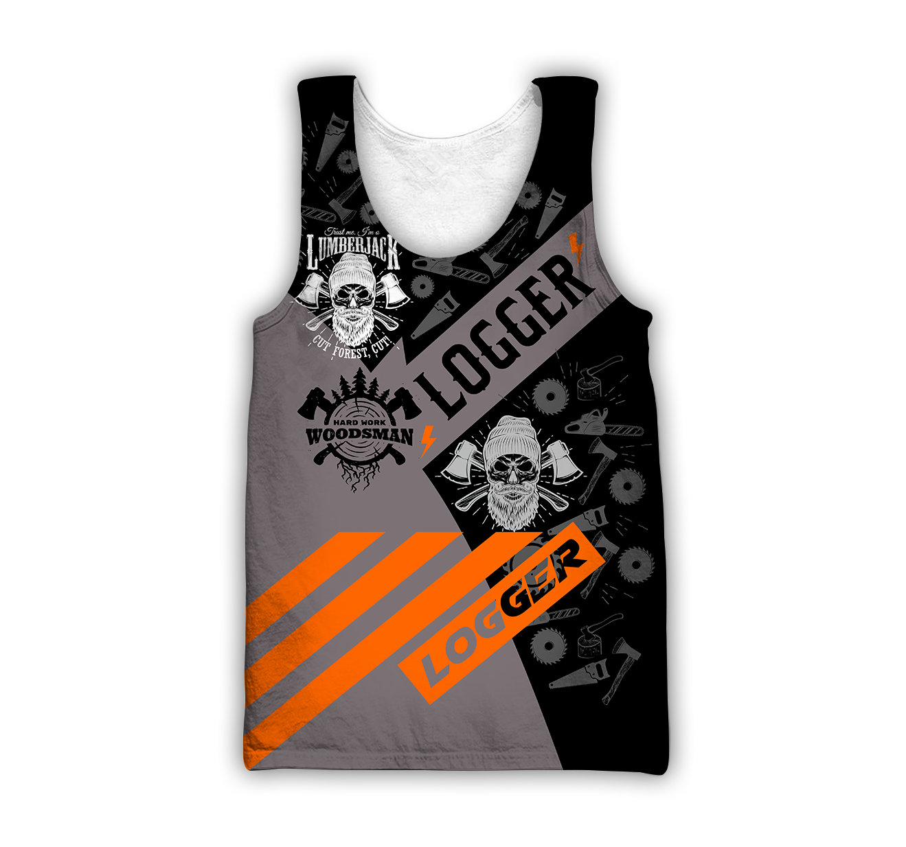 3D Skull Logger Unisex Hoodie TR1111201