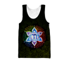 Premium Hanukkah Jewish Chai Symbol Star Of David All Over Printed Shirts For Men And Women MEI