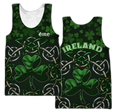Irish Saint Patrick's Day Shamrock Celtic Cross Hoodie T-Shirt Sweatshirt Pi020310-Apparel-NM-Men's tank top-S-Vibe Cosy™
