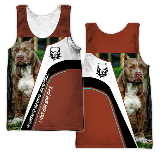 Pitbull 3d hoodie shirt for men and women HVT31102003