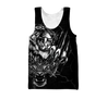 3D Tiger Tattoo Over Printed Shirt for Men and Women