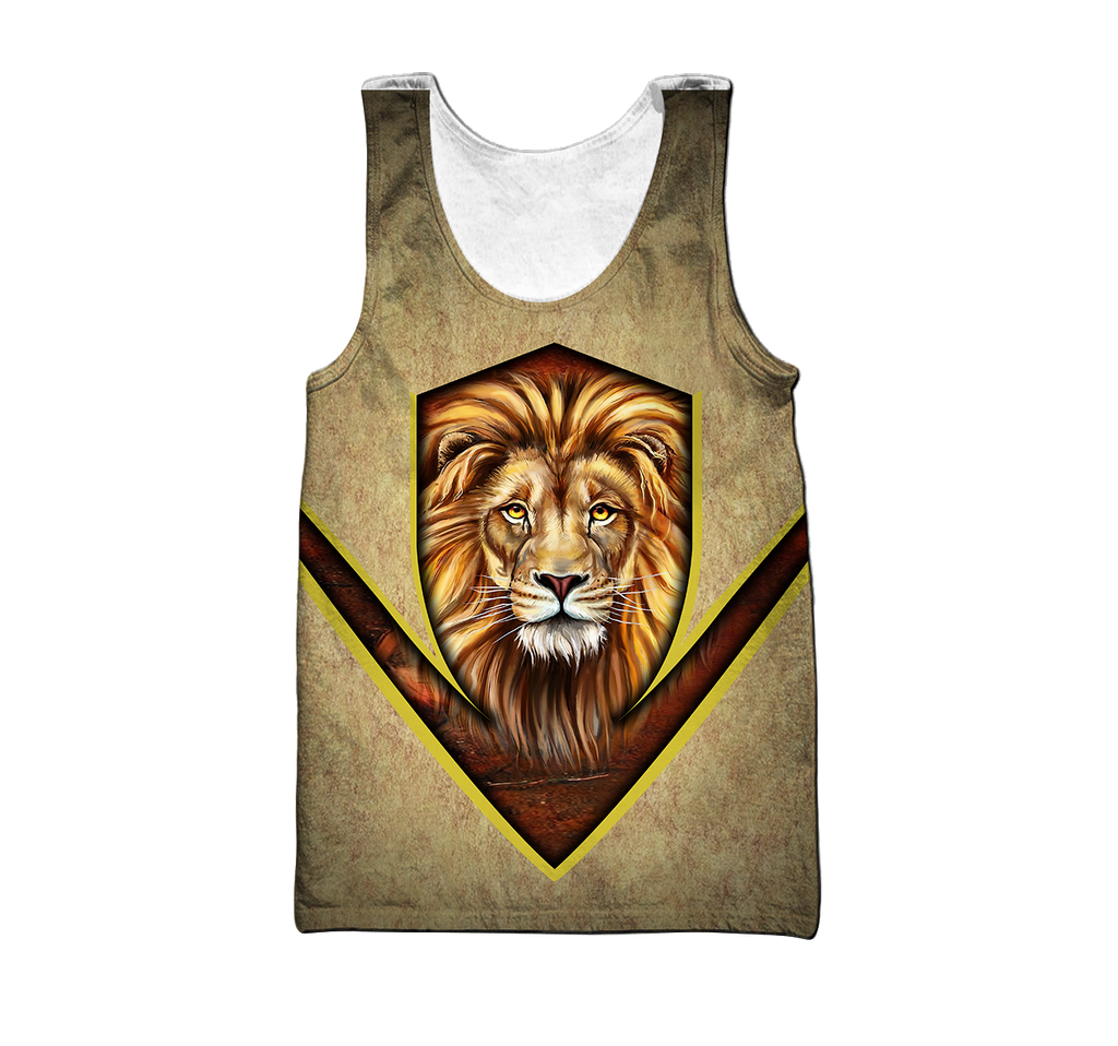 Love Lion Over Printed Hoodie