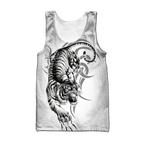 White Tiger Tattoo 3D All Over Printed  Unisex Shirts