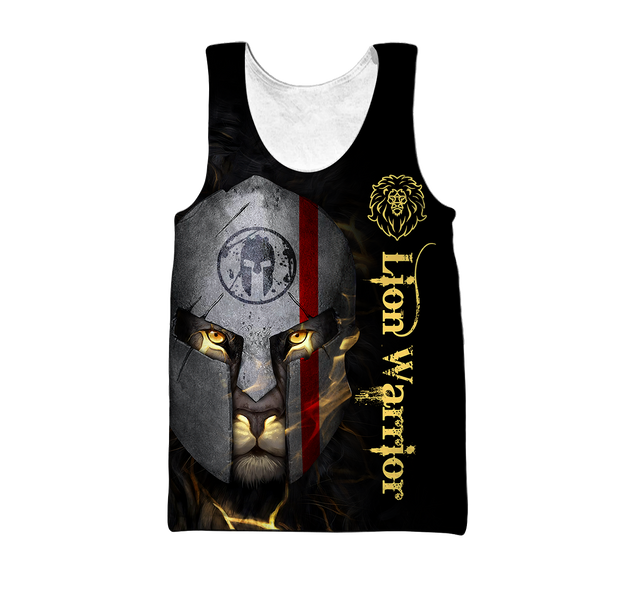 Spartan Lion Warrior 3D All Over Printed Unisex Shirts