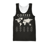 Beautiful Maps Coffee World 3D All Over Printed Differences Between Types Of World Coffee Shirts and Shorts Pi271102 PL-Apparel-PL8386-Tanktop-S-Vibe Cosy™