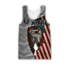 3D America Pit Bull Terrier Unisex Shirts