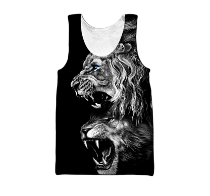 Lion Tattoo  3D All Over Printed  Unisex Shirts