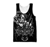 White Tiger 3D Tattoo Over Printed Shirt for Men and Women