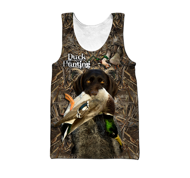 Duck Hunting Labrador Retriever Camo 3D All Over Print  Hoodie Pi17082001