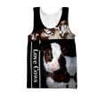 Love Cows - Happy Farm 3D All Over Printed Shirts