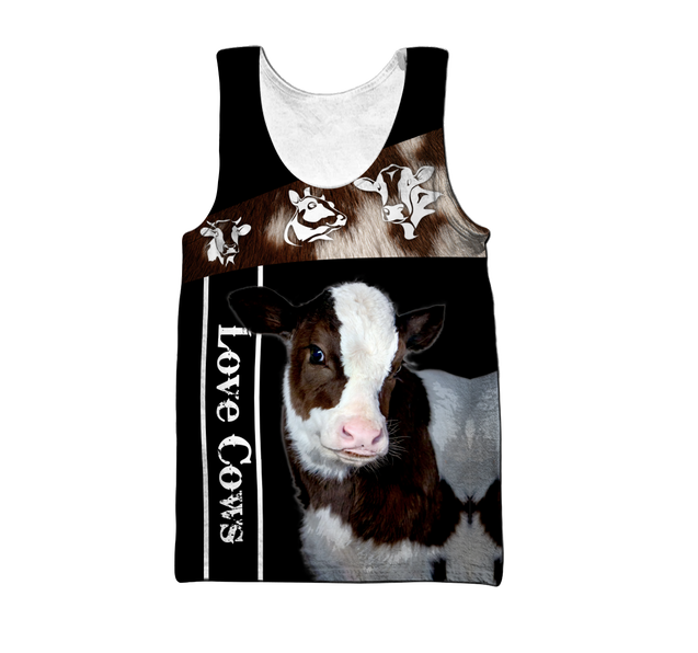 Love Cows - Happy Farm 3D All Over Printed Shirts