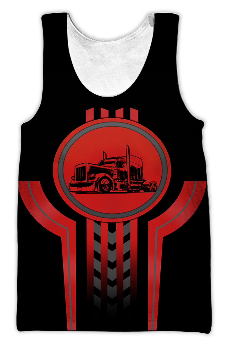 3D Trucker Red Unisex Shirts  HVT29102004