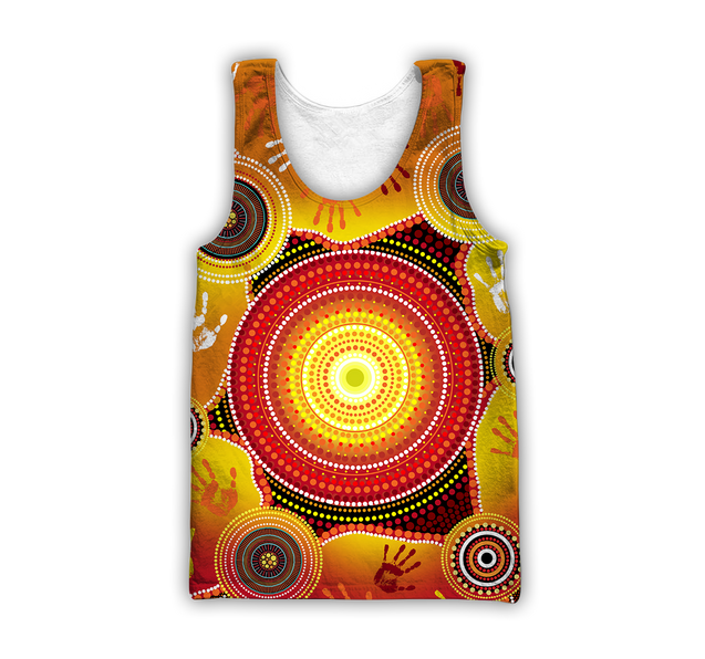 Aboriginal Indigenous Circle Dot Painting Shirt For Men And Women