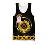 Lovely Pig And Sunflower 3D All Over Printed Shirts