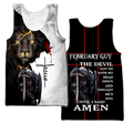 February Guy- Untill I Said Amen 3D All Over Printed Shirts For Men and Women Pi250501S2-Apparel-TA-Tank Top-S-Vibe Cosy™