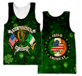 Irish St.Patrick day 3d hoodie shirt for men and women HVT31102001