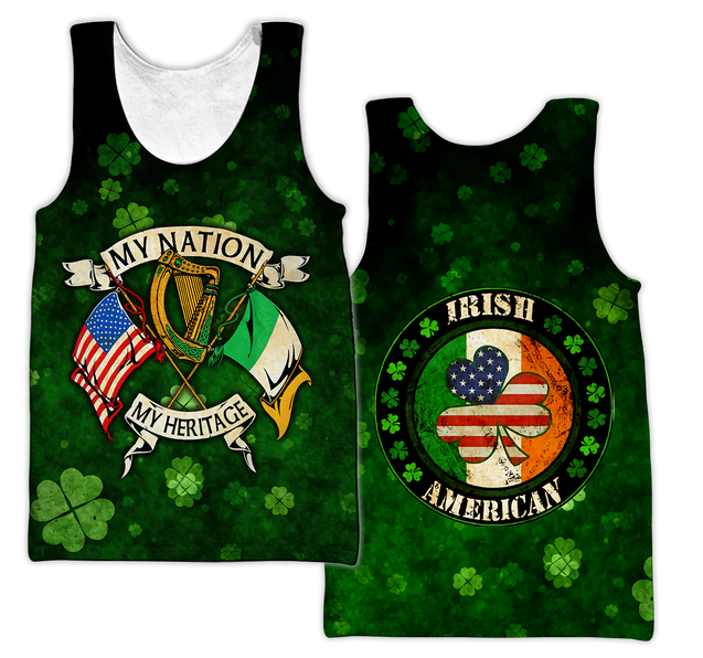 Irish St.Patrick day 3d hoodie shirt for men and women HVT31102001