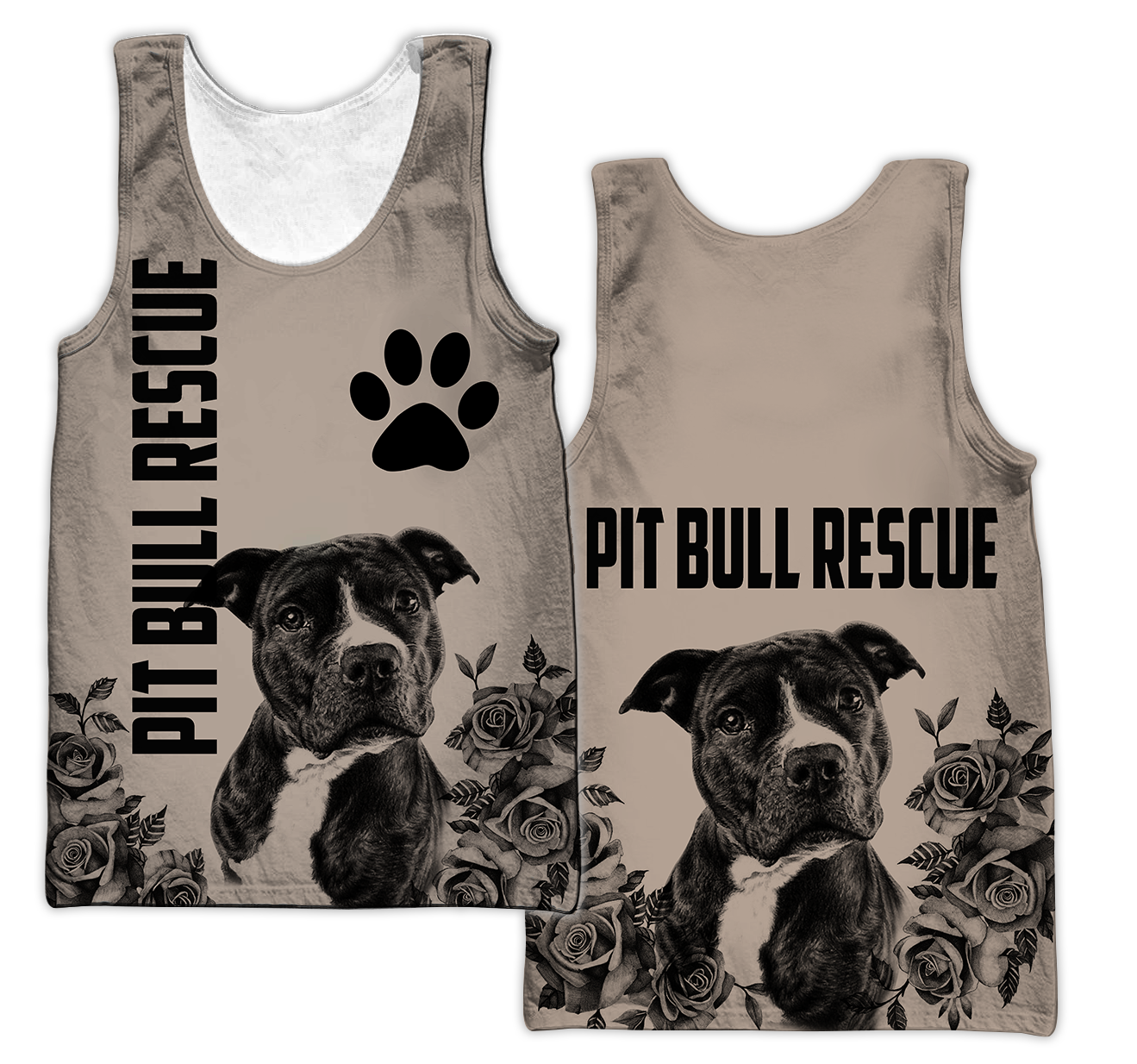 3D Unisex Shirts Pit Bull Rescue HVT03112003
