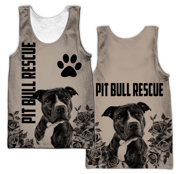 3D Unisex Shirts Pit Bull Rescue HVT03112003