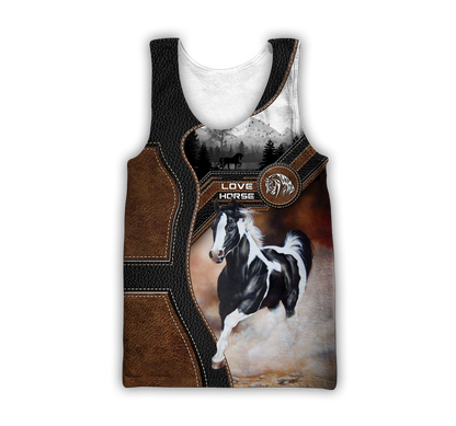 American Paint Horse3D All Over Printed Shirts-Apparel-TA-Tank Top-S-Vibe Cosy™