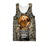 Hunting Labrador 3D Over Printed Unisex Deluxe Hoodie ML