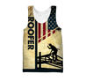 Personalized American Roofer All Over Printed Hoodie For Men MEI