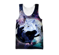 Black and White Norse Wolves Unisex Shirts All Over Printed TNA10222002