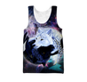 Black and White Norse Wolves Unisex Shirts All Over Printed TNA10222002