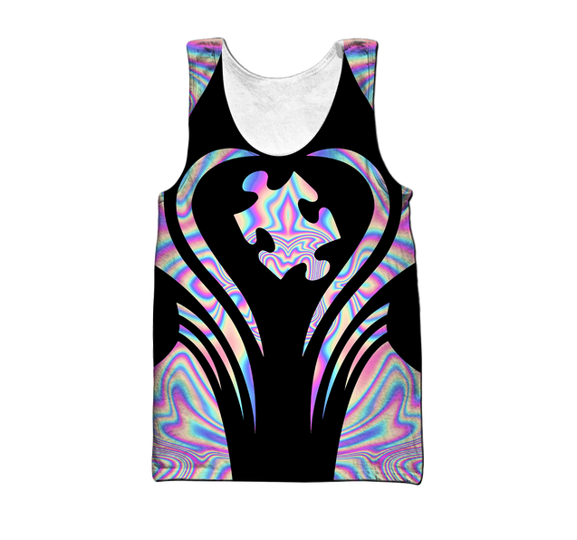 Autism 3d hoodie shirt for men and women HAC040603-Apparel-HG-Men's tank top-S-Vibe Cosy™