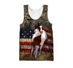 Love Horse 3D All Over Printed Shirts Pi080501-Apparel-TA-Tank Top-S-Vibe Cosy™