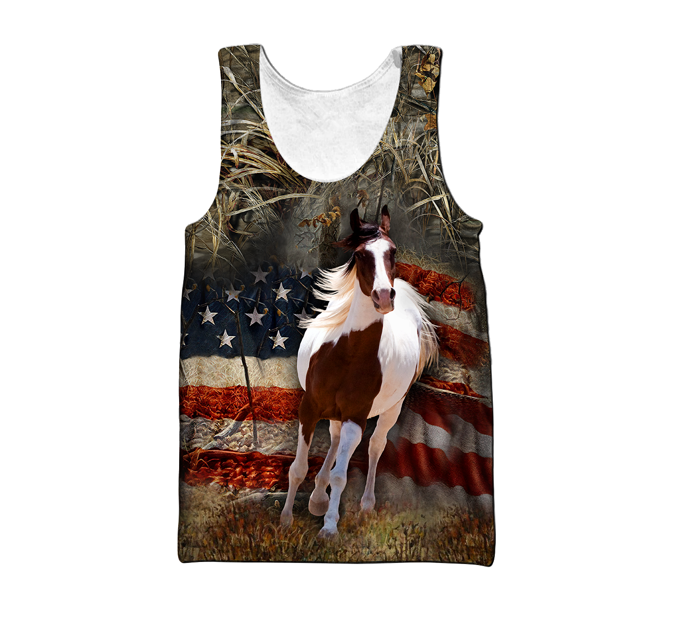 Love Horse 3D All Over Printed Shirts Pi080501-Apparel-TA-Tank Top-S-Vibe Cosy™