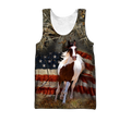 Love Horse 3D All Over Printed Shirts Pi080501-Apparel-TA-Tank Top-S-Vibe Cosy™