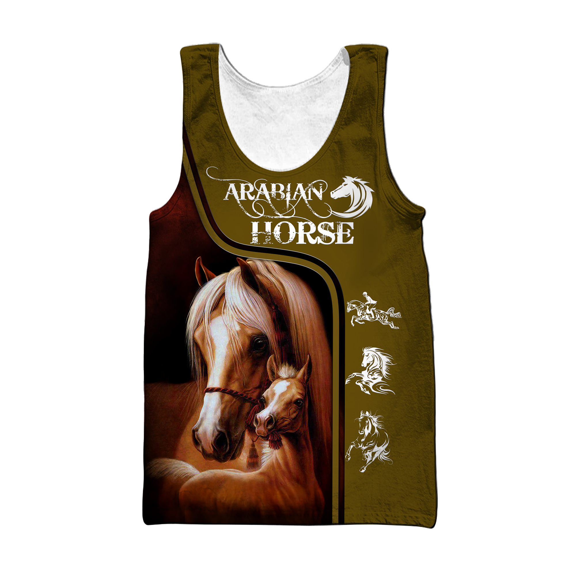 Arabian Horse 3D All Over Printed Shirts Pi12102004