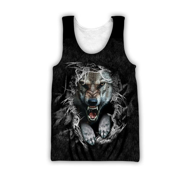 Angry Wolf Art Shirts For Men And Women TR1211203