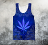 Hippie Royal Blue 3D All Over Printed Hoodie Shirt by SUN HAC280303-Apparel-SUN-Tank top-S-Vibe Cosy™