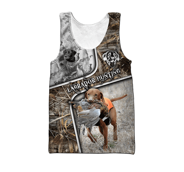 Labrador Hunting 3D Over Printed Unisex Deluxe Hoodie ML