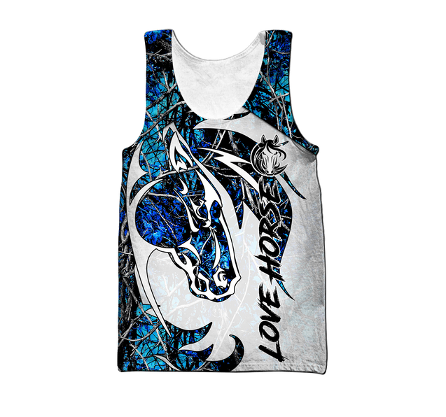 Beautiful Horse 3D All Over Printed shirt for Men and Women Pi060102-Apparel-NNK-Hoodie-S-Vibe Cosy™