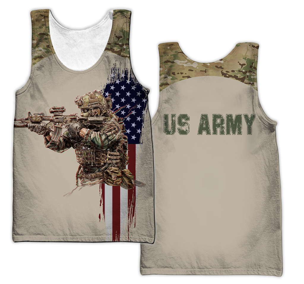 US Army 3D All Over Printed Shirts For Men and Women TA09152004