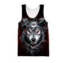 All Over Printed Wolf Hoodie MEI09102003-MEI