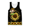 Awesome Cow And Sunflower 3D All Over Printed Shirts