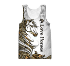 Horse Camo Pattern 3D All Over Printed Shirts Pi050501 - Amaze Style™-Apparel