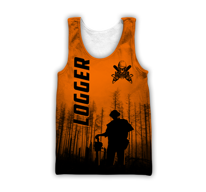 Premium Logger Man Orange Unisex Shirts DL20052017