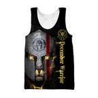 December Spartan Lion Warrior 3D All Over Printed Unisex Shirts