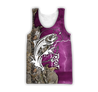 Trout Fishing purple Tattoo camo shirts for men and women TR2108203S